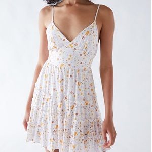 floral mini dress